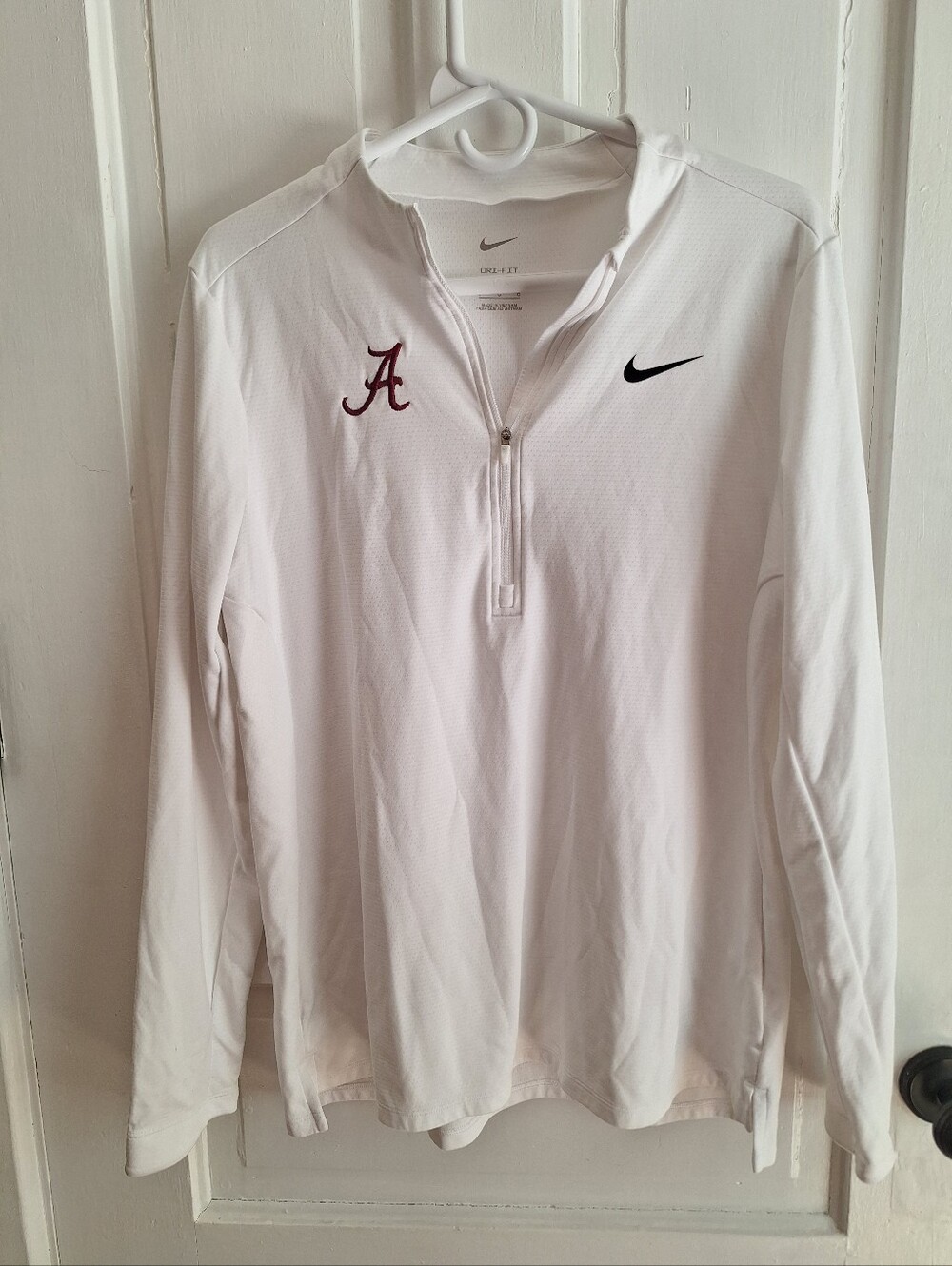 Nike University of Alabama Crimson Tide Dri-FIT Half-Zip Pullover Sz L  VGC